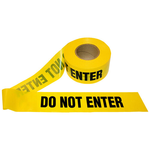 Reflective Workplace Safety Tape - Yellow - Do Not Enter