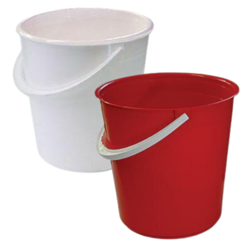 13.6L Nally Plastic Industrial Round Bucket - 300 x 295mm