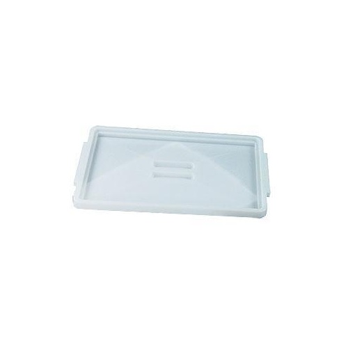 Lid Only - 42L Plastic Storage Stacking Bin - White 