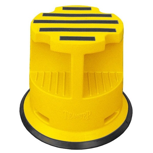 180kg Rated Safety Step Stool Anti Slip Mobile Durable - Yellow