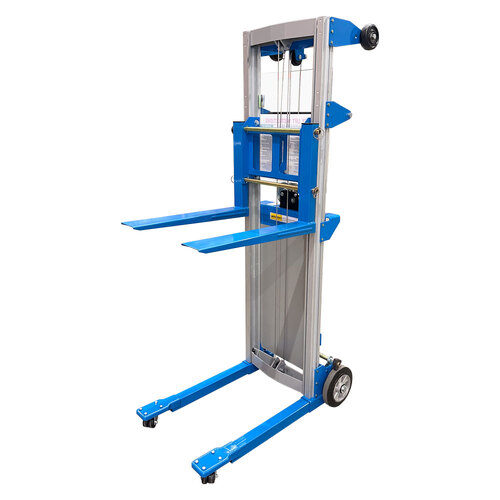181kg Rated Light-weight Compact Winch Operated Stacker