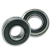50kg rated light duty castor - tpe wheel - 75mm - bolt hole brake - ball bearing