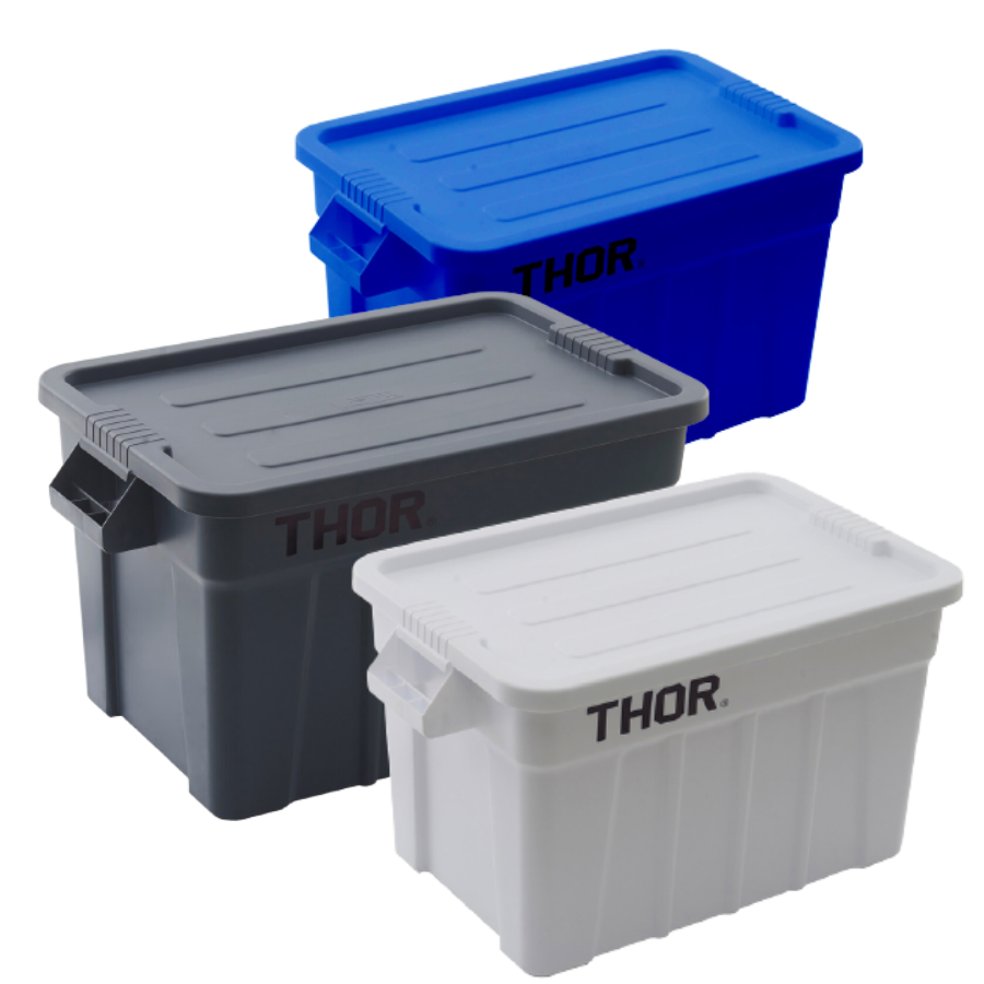 75L Thor Plastic Storage Stackable Container With Lid Food Grade Trust