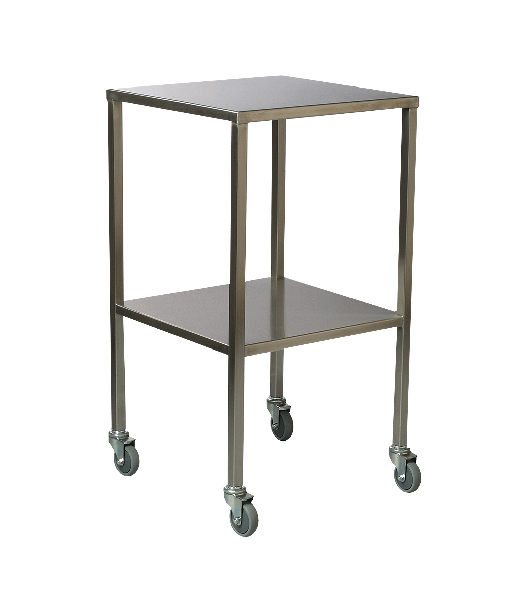 Stainless Steel Dressing Clinicart Trolley Instrument - 2 Tier - 600 x 490mm