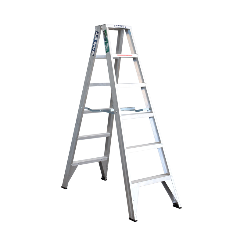 Bailey 6 Steps 150kg Rated Double Sided Aluminium Step Ladder - 1.8m