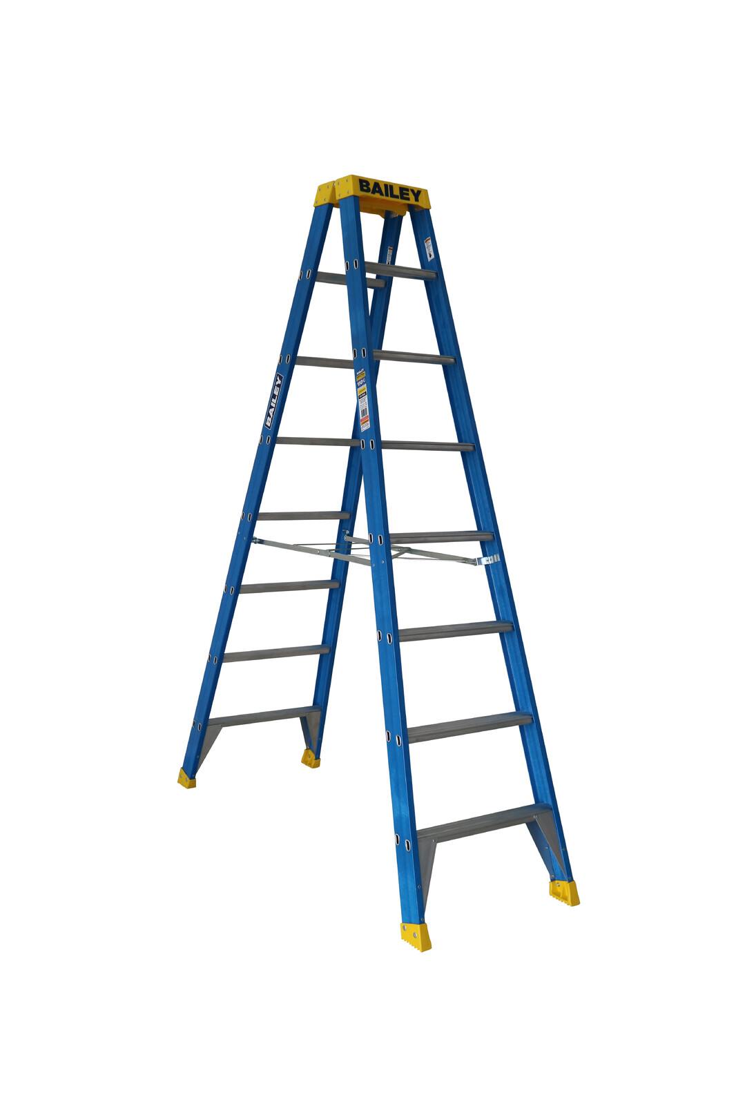 Bailey 150kg Rated 8 Step RFDS Fibreglass Double Sided Ladder