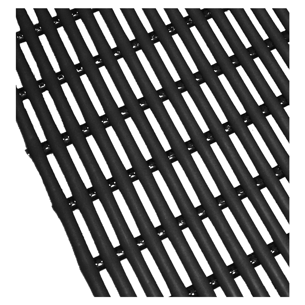 Anti Slip Wet Area Safety Floor Mat - PVC - Tube Thread - 900 x 12000mm - Black
