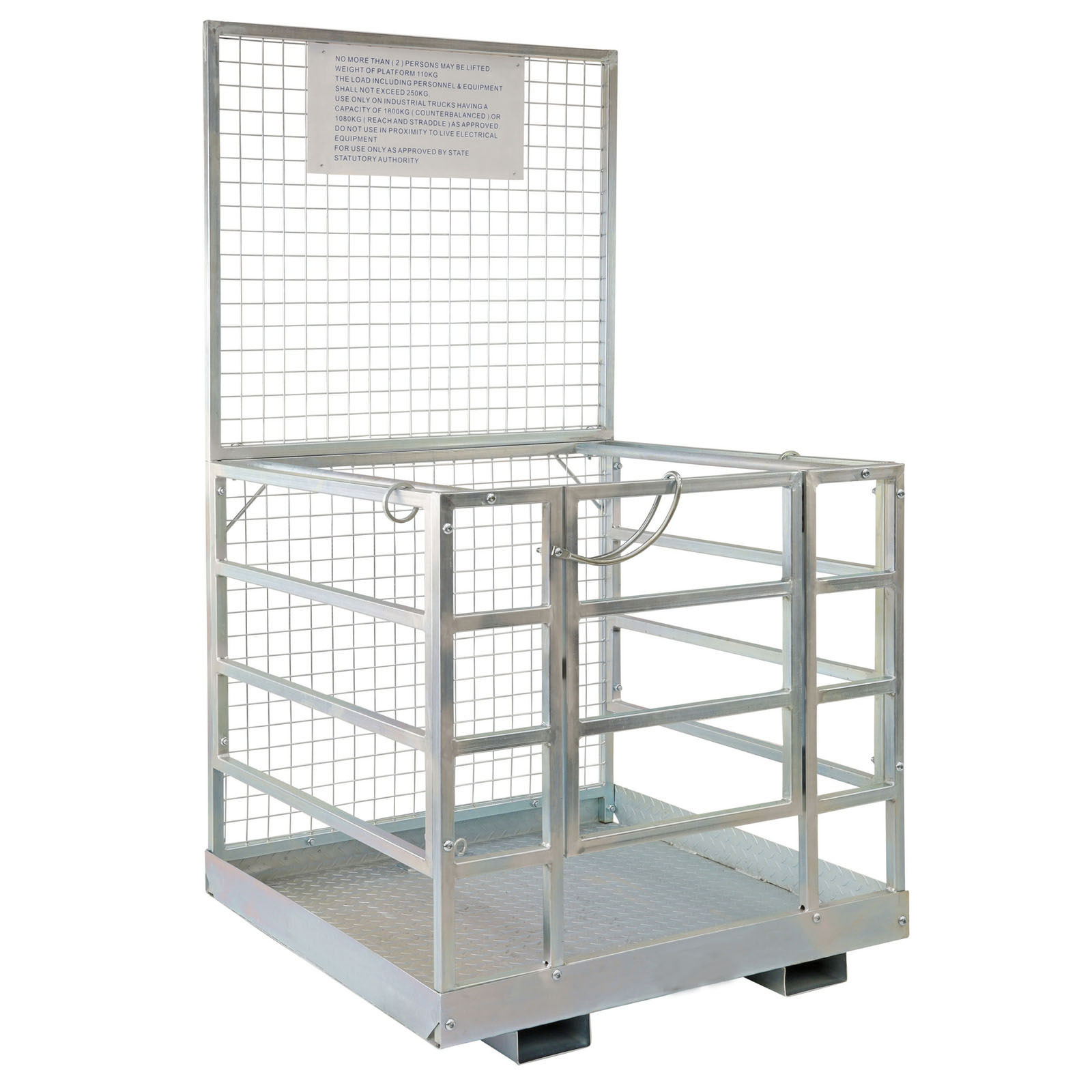 250kg Rated Work Cage - 250kg Rated Work Platform - Forklift - Flat Pack