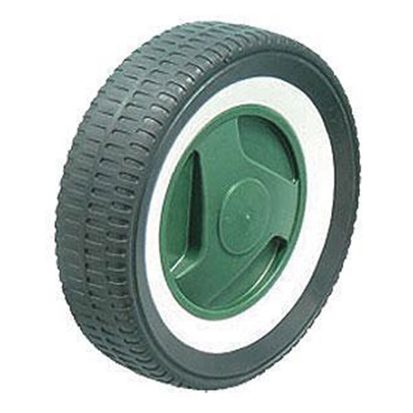 30kg Rated Lawn Mower Plastic Tyre Plastic Centre - 200 x 46mm - 1/2 Plain Bore"