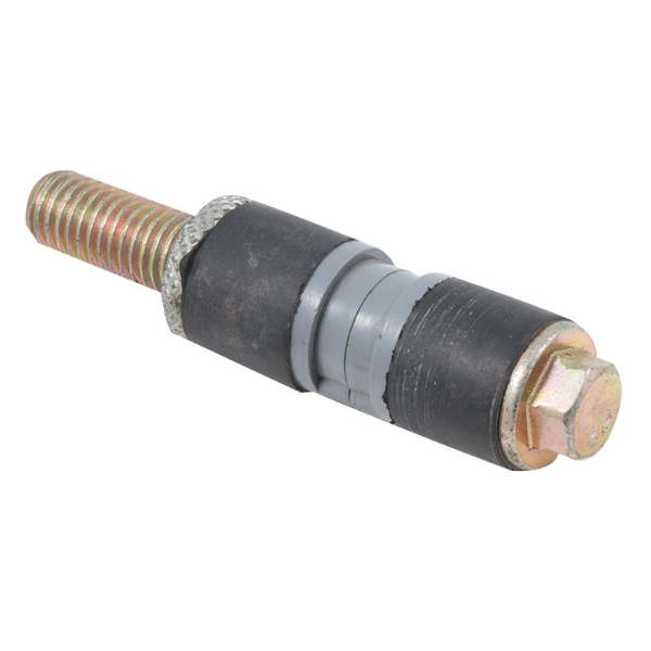 Expanding Adaptor with Pintle Bolt - Round - Tube ID 21.5mm to 24mm - Rubber