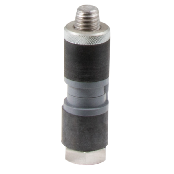 Expanding Adaptor with Pintle Bolt - Round - Tube ID 21.5mm to 24mm - Rubber - Stainless Steel