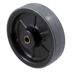 450kg Rated Polyurethane On Nylon Wheel - 150 x 40mm - Stainless Steel Bush