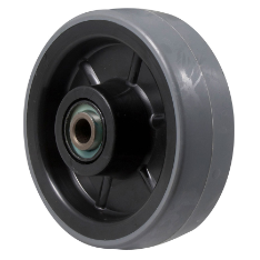 350kg Rated Polyurethane On Nylon Wheel - 125 x 40mm - Roller Bearing