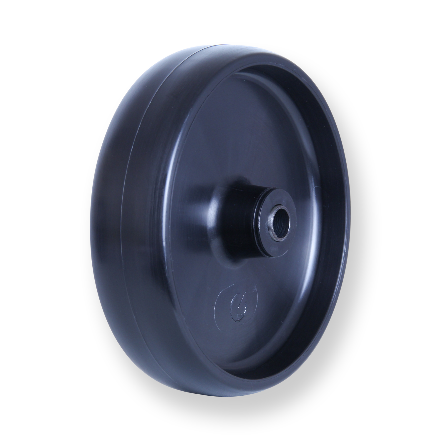 300kg Rated Nylon Wheel - 125 x 35mm - Plain Bearing