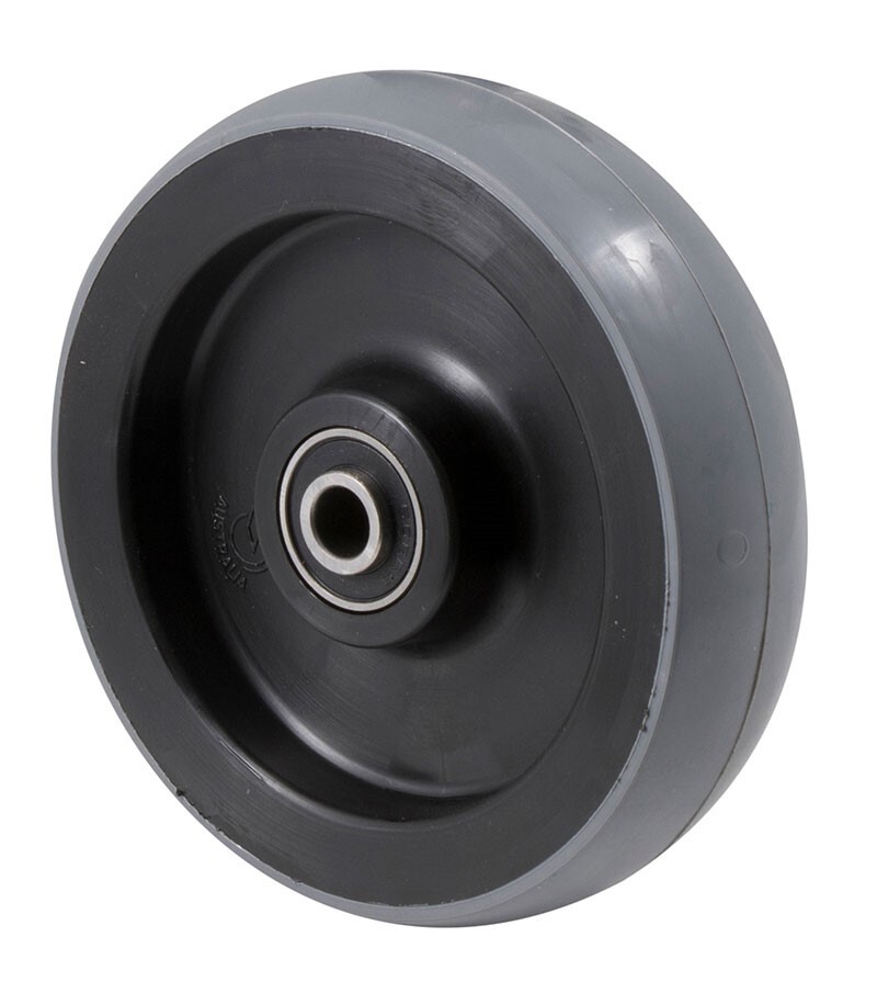 100kg Rated Polyurethane Wheel - 100 x 23mm - Ball Bearing