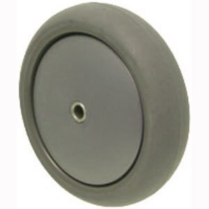 85kg Rated TPE Thermo Plastic Elastomer Wheel - 100 x 32mm - Plain Bearing