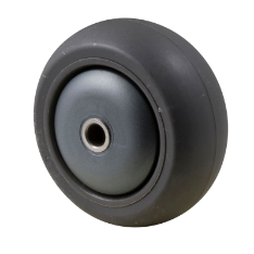 85kg Rated TPE Thermo Plastic Elastomer Wheel - 75 x 32mm - Stainless Steel Ball Bearing