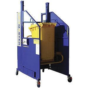 150kg Rated Simplicity Plus Wheelie Bin Lifter Tipper - 12V - 1500mm Tip Height