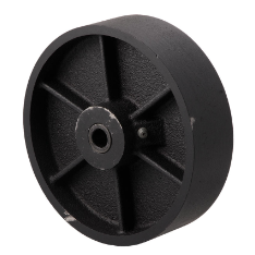 250kg Rated High Temp Cast Iron Wheel - 150 x 50mm - 200°Celsius to 400°Celsius
