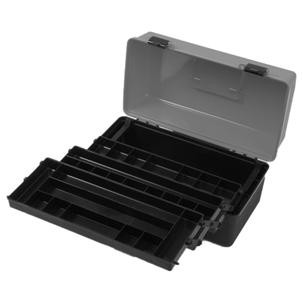 Fischer 3 Trays Utility Tool Box - Cantilever Trays - 400 x 230 x 203mm