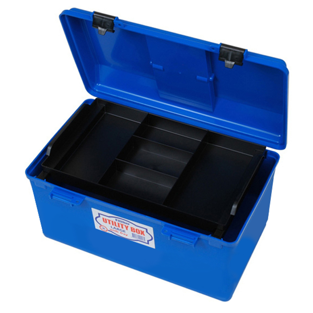 Fischer Small Plastic Utility Tool Box - 465 x 300 x 180mm - 1