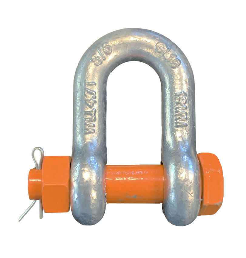 Grade S Alloy Steel Safety Pin Dee Shackles