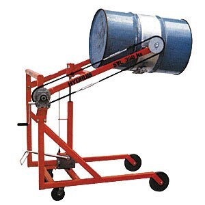 350kg Rated Drum Lifter Tipper Heavy Duty Lift Tip Machine - 1900mm Lift