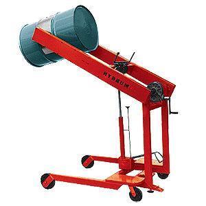 350kg Rated Drum Lifter Tipper Heavy Duty Lift Tip Machine - Grip Model - 1600mm Lift