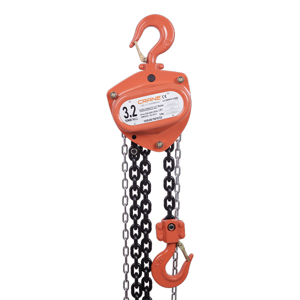 IP Series Grade 100 3200kg Chain Block - Overload Protected