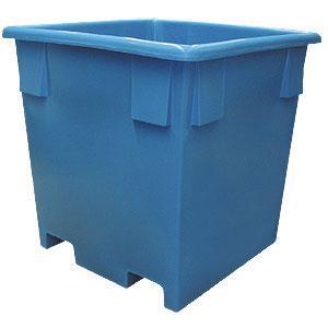 1000L Nally Plastic Mega Stacking Pallet Bin Container - 1100 x 1100 x 1150mm - Blue