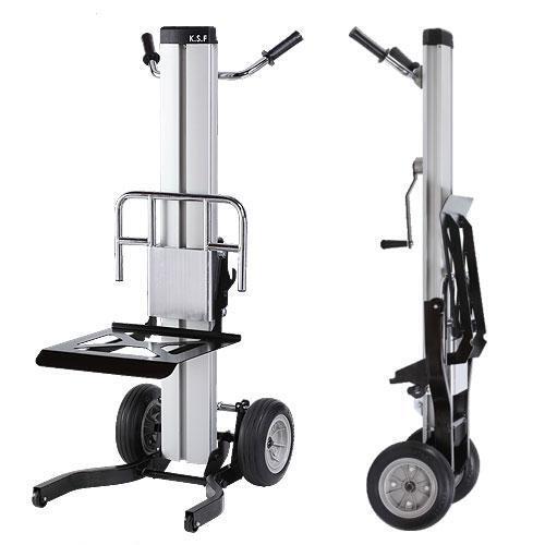 120kg Rated Winch Operated Stacker Max Height 1050mm