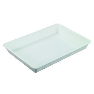 Nally Plastic Tray Commercial Scratch Tray - 445 x 315 x 58mm- White