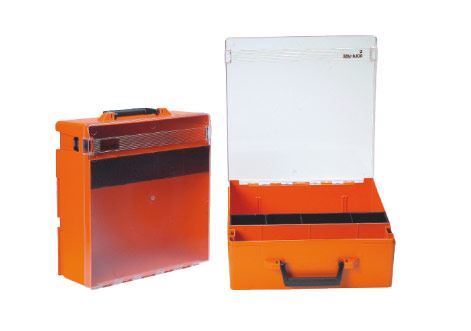 Storage Case - Rola Case - RC003/CL - Clear Lid - Orange