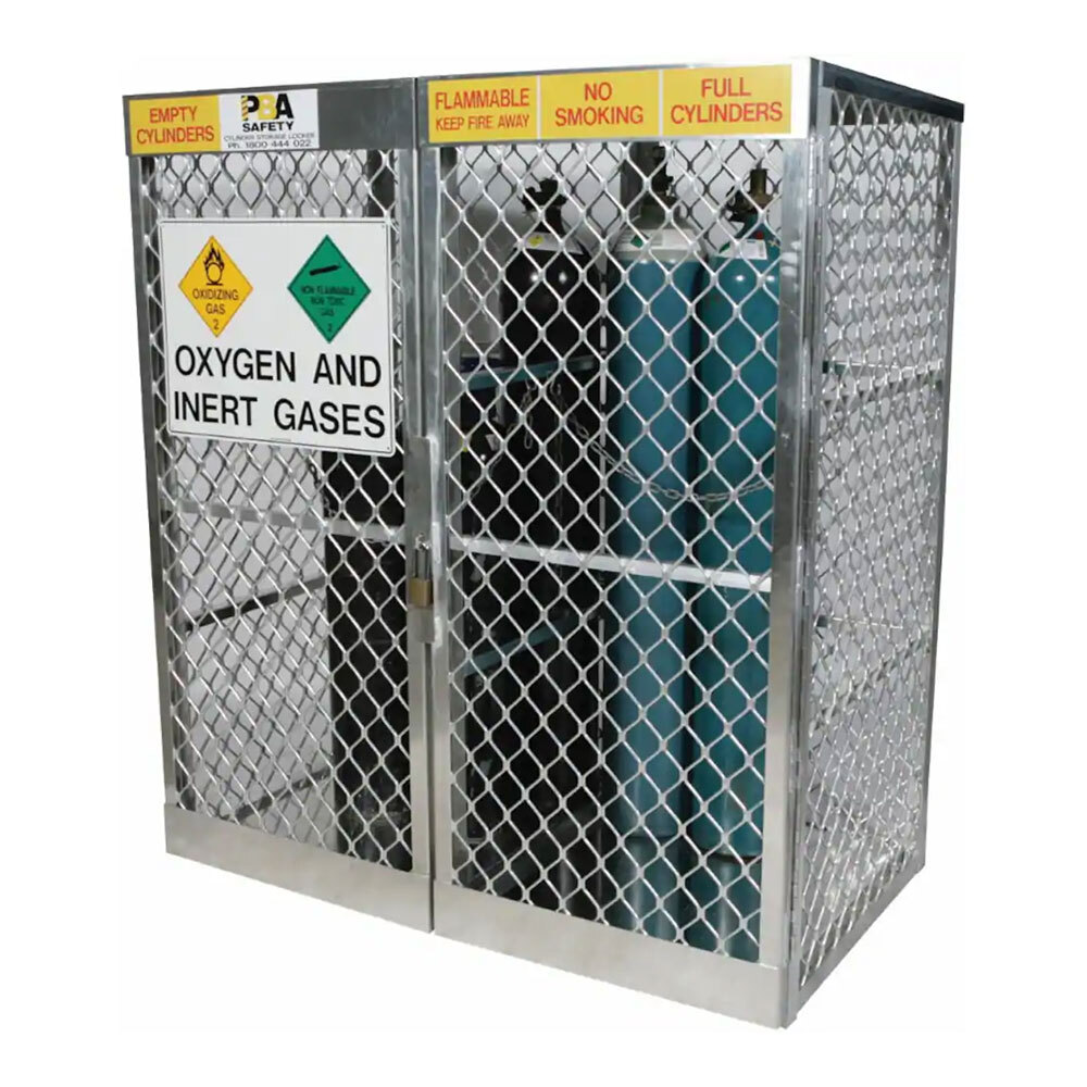 Gas Cylinder Cage/ Storage Locker, 2 hr Fire Rated, 24 Cylinders