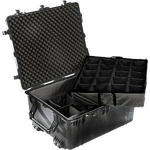 Transport Case - Pelican 1694 - 762 x 635 x 381 mm - Padded Dividers - Black