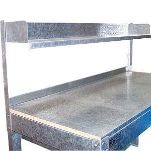 Galvanised Steel Over Bench Shelf Only - 1800mm Length N.B DOES NOT INCLUDE BENCH