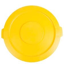 Bin - Round - Brute - 76 litre - Yellow - LID ONLY