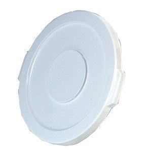 Lid to Suit 166 Litre Round Plastic Brute Bin - White - LID ONLY