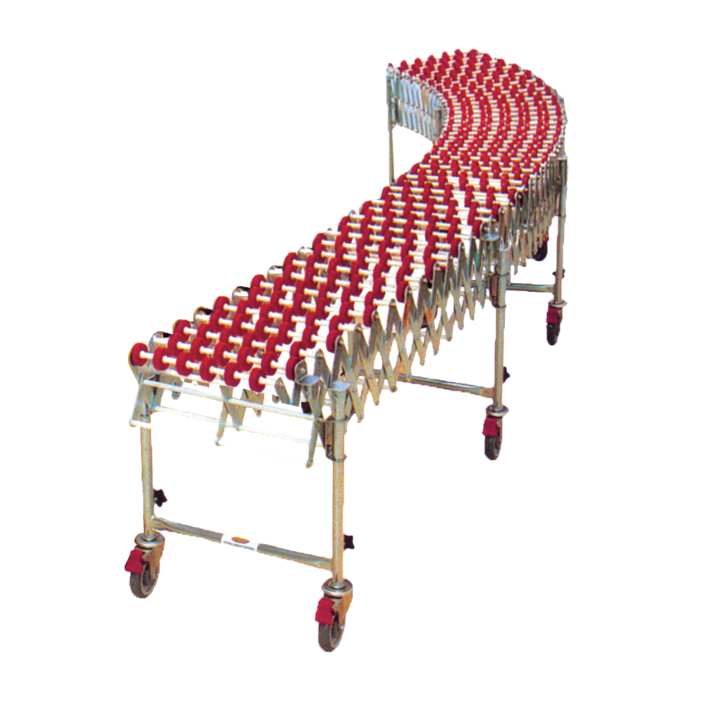 Conveyor - Extendaflex 500 - Skate Wheel Plastic - 350mm wide - 1850mm to 7500mm