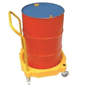 300kg Rated Drum Trolley Spoill Containment Suits 205 litre - 30 litre Sump