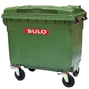 660L HDPE Mobile Waste Bin Container Suits Heavy Duty Applications