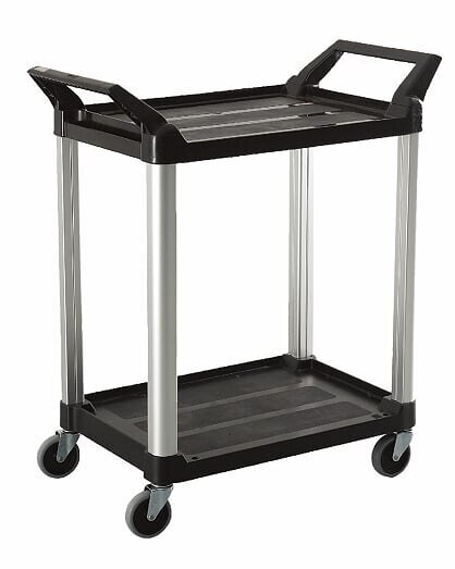 60kg Rated 2 Tier Utility Cart - 850 x 470 x 960mm
