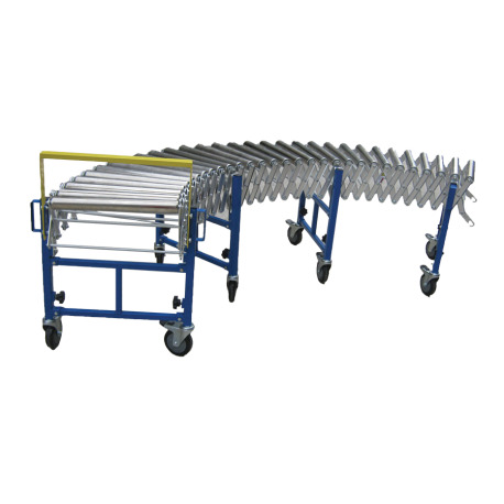 Conveyor Extendable Roller - 450mm wide - 1450mm to 3900mm