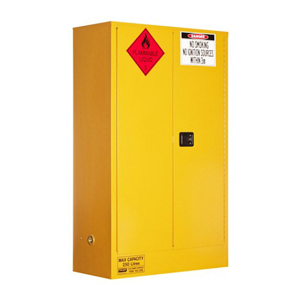 250L Flammable Liquid Storage Cabinet - 1850 x 1100 x 500mm