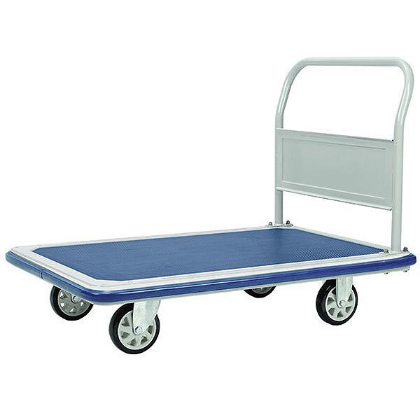650kg Rated Platform Trolley With Handle - Vinyl Top - 1170 x 765mm
