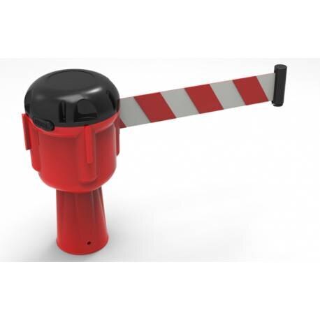 9 Metre Retractable Tape Barrier-Red/White