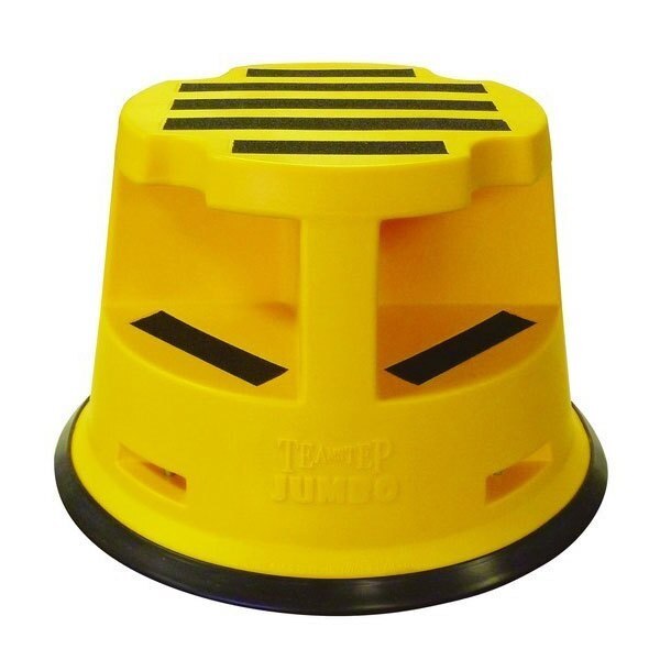 180kg Rated Safety Step Stool Anti Slip Safe Mobile - Yellow