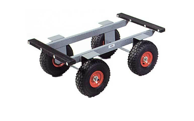 450kg Rated Piano Furniture Trolley Dolly - 250mm Pneumatic Wheels