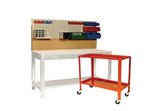 Workshop Steel Work Bench - 1800mm Back - High Back N.B ACCESSORY ONLY DOES NOT INCLUDE BENCH