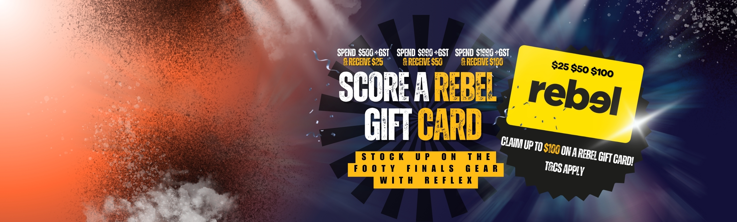 Footy Finals Sale Giveaway Desktop
